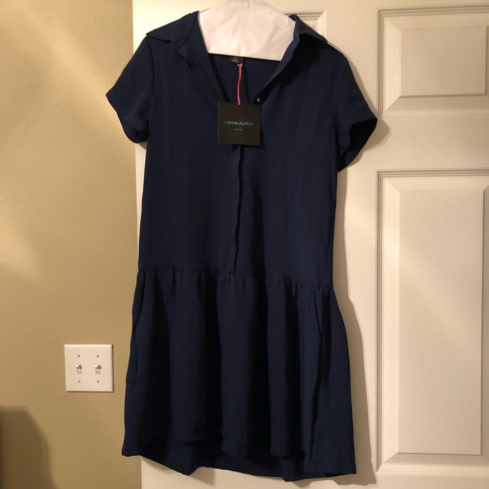 NWT Cynthia Rowley drop waist dress